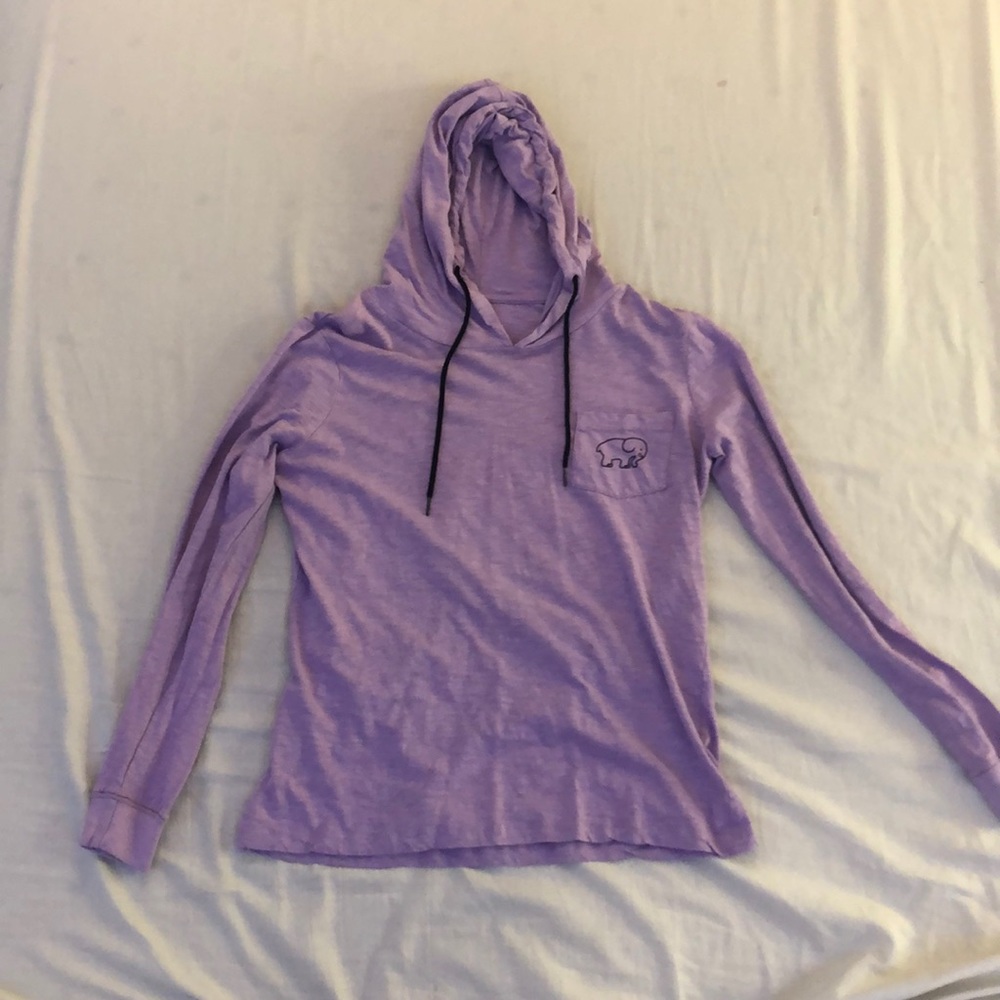 Ivory Ella long sleeve with hood